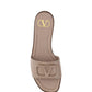 VLOGO Leather Slides - Poudre