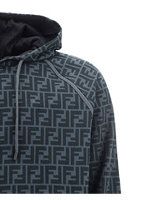 FF Cotton Hooded Sweatshirt - Black