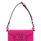 Mini Locò Crossbody Calfskin Bag - Pink PP