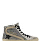 Slide Sneakers - White / Silver