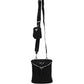 Re-Nylon and Leather Shoulder Bag - Black