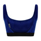 Stretch Velvet Bralette - Yves Blue