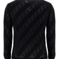 FF Motif Logo Knit Sweater - Black
