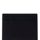 VLogo Signature Cardholder in Grainy Calfskin Leather - Black