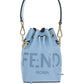 Mon Tresor Leather Mini Bag - Blue