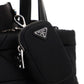 Re-Nylon Padded Tote Bag - Black