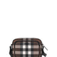 Bio-Based Check Crossbody Bag - Dark Birch Brown