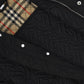 Monogram Quilted Panel Jacket - Black