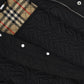 Monogram Quilted Panel Jacket - Black