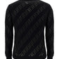 FF Motif Logo Knit Sweater - Black