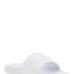 Rubber Summer Vlogo Signature Slide Sandal - White