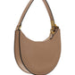 Mini Vlogo Signature Grainy Calfskin Hobo Bag - Brown