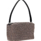 Heiress Medium Pouch in Crystal Mesh - Black