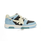 Out of Office Calf Leather Sneakers - Blue/Black/White