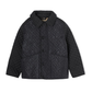 Monogram Quilted Panel Jacket - Black