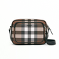 Bio-Based Check Crossbody Bag - Dark Birch Brown