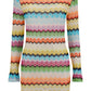 Long Sleeve Mini Dress - Multi