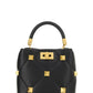 Small Roman Stud The Handle Bag In Nappa - Black