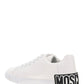 Logo-Print Sole Sneakers - White