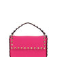 Rockstud Grainy Calfskin Pouch - Pink PP