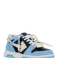 Out of Office Calf Leather Sneakers - Blue/Black/White
