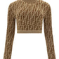 Cashmere Cropped Sweater - Camel