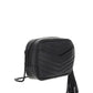 Lou Mini Bag in Quilted Grain de Poudre Embossed Leather - Black