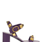 Roman Stud Calfskin Sandal 60MM - Purple