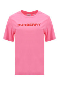 Logo Print Cotton T-shirt - Bubblegum
