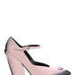 Brushed Leather Pumps - Alabaster Pink