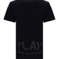 Tonal Heart Print T-shirt - Black