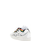 Leather Curb Sneakers - White