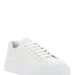 Prada Macro Leather Sneakers - White.