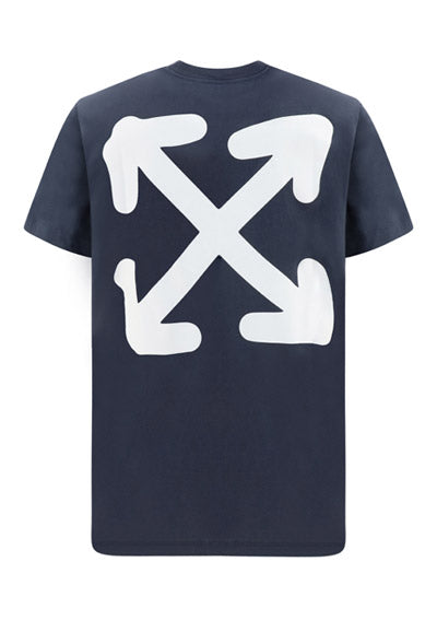Graphic-Print Arrows T-Shirt - Navy