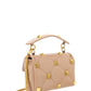 Medium Roman Stud The Shoulder Bag In Nappa With Chain - Beige