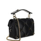 Medium Roman Stud The Shoulder Bag In Nappa With Chain And Enameled Studs - Black