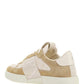 Low-Top Calfskin VL7N Snesker With Bands - Beige