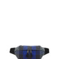 Check Cotton Sonny Bum Bag - Oceanic Blue