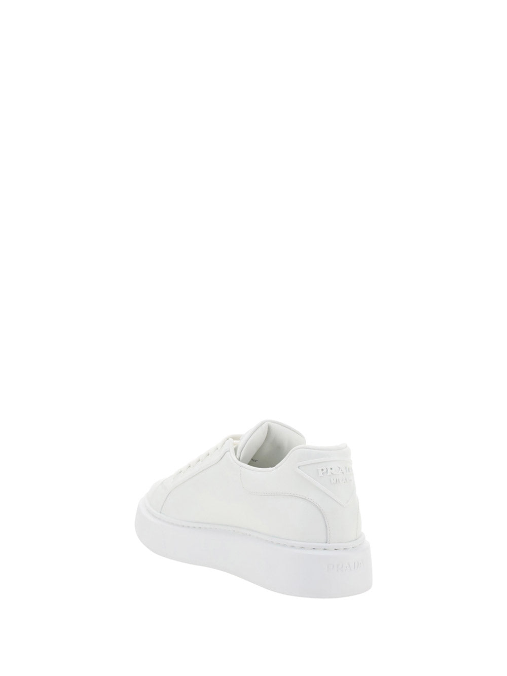 Prada Macro Leather Sneakers - White