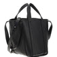 Everyday XS North-South Shoulder Tote Bag In Grained Calfskin - Black