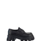 Monolith Brushed Leather Loafers - Black