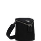 Re-Nylon and Leather Shoulder Bag - Black