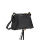 Joan Mini Leather Shoulder Bag - Black