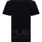 Tonal Heart Print T-shirt - Black.