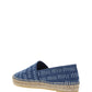 Denim Espadrilles - Blue