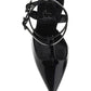 Maravilla T-Strap 100 Patent Pump - Black