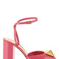 One Stud Pump in Patent Leather 90mm - Pink