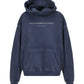 Hotfix Logo Hoodie In Condensed Fleece - Blue