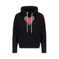 Spray Heart Hoodie - Black