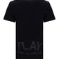 Tonal Heart Print T-shirt - Black